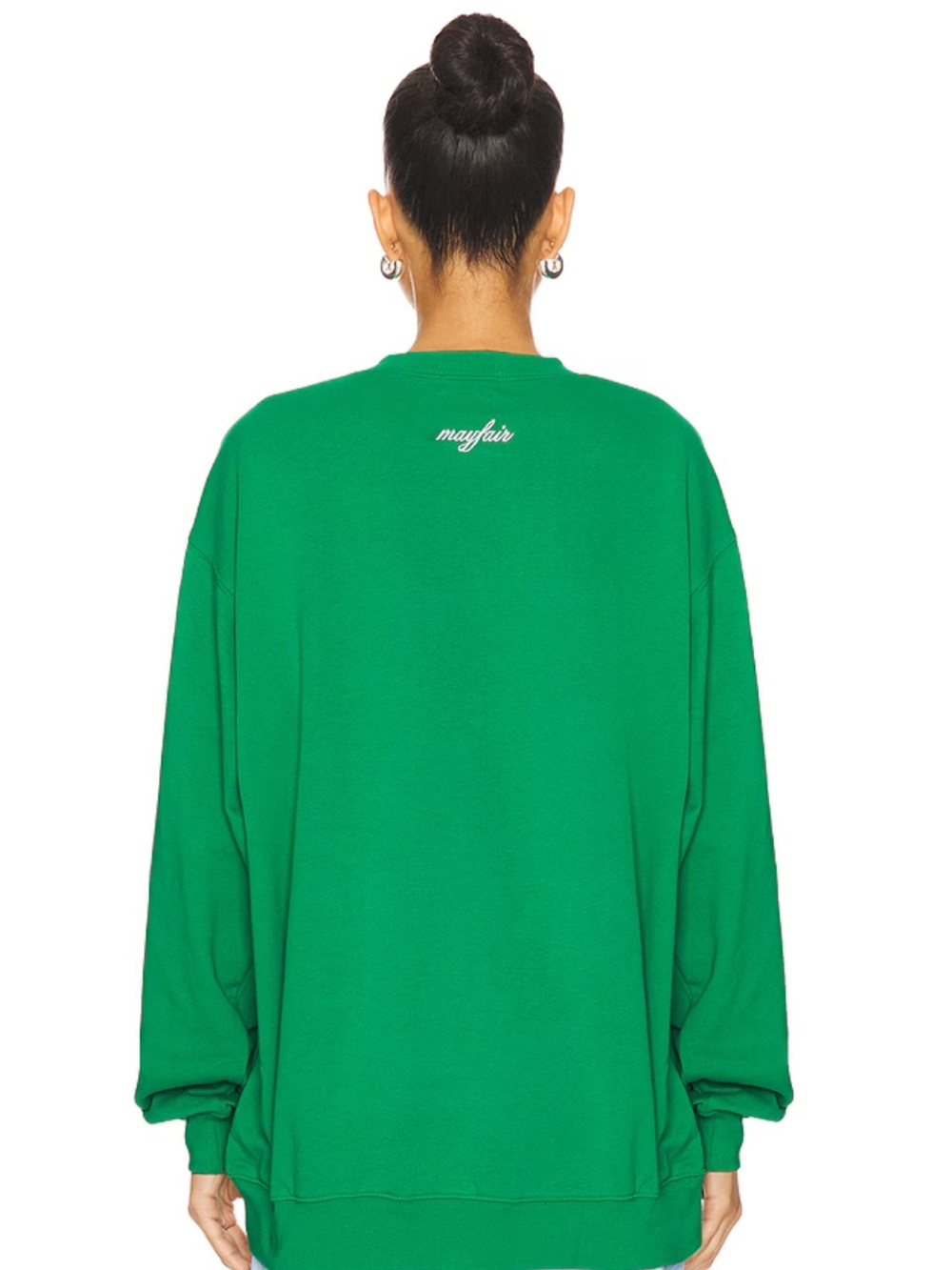 Green Mayfair 'Fall in Love with Life' Women's Sweatshirt - Picture 2 of 6